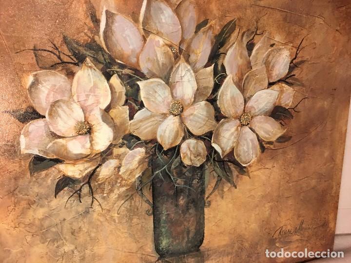 Arte: CUADRO BODEGON FLORES 40X51 CMTS - Foto 2