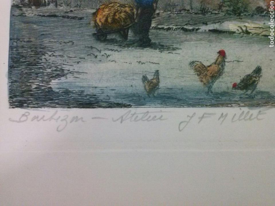 Arte: LITOGRAFIA COLOREADA FIRMADA. - Foto 2