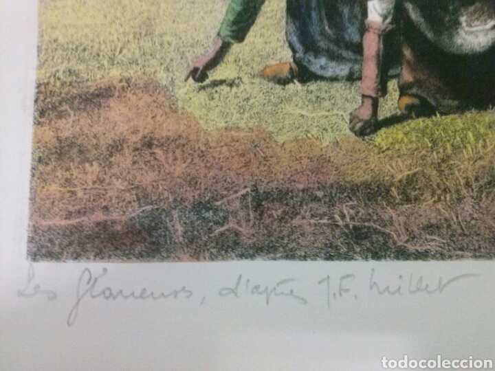 Arte: LITOGRAFIA COLOREADA FIRMADA. - Foto 2