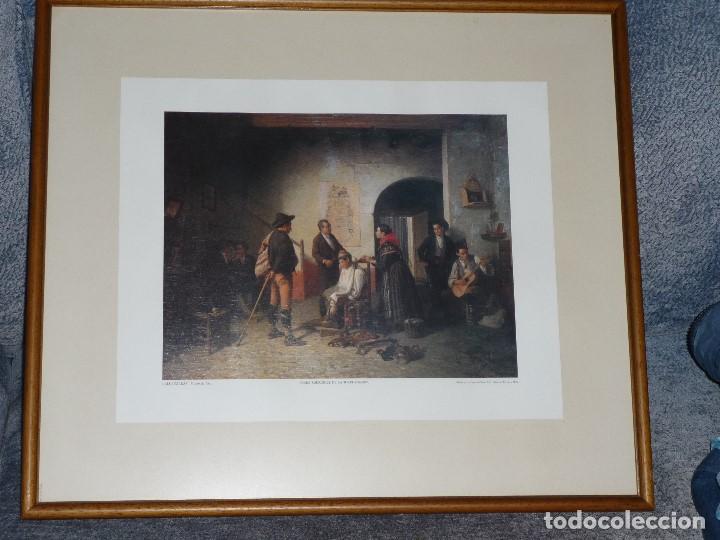 Art: CUADRO 50X60 CON LAMINA DE PEDRO RODRIGUEZ DE LA TORRE.ALCANZAR&Aacute;.