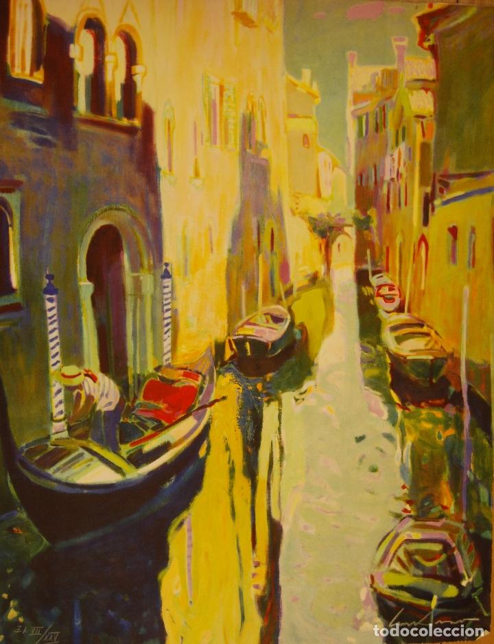 Arte: litografia del pintor Luis Amer - Foto 1