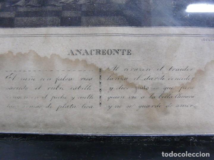 Arte: LITOGRAF&Iacute;A ANTIGUA ANACREONTE, BBB 176 - Foto 7