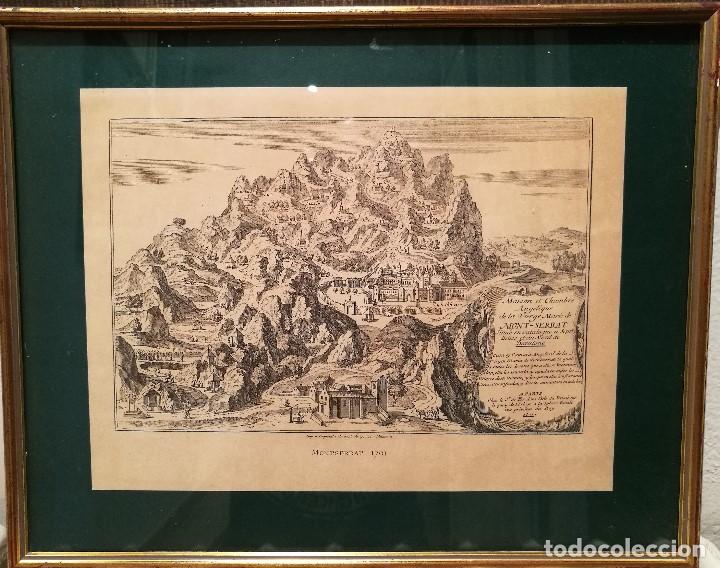 Arte: VISTA DE MONTSERRAT DE 1701 - Foto 1