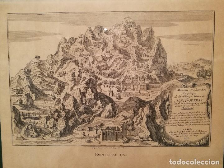Arte: VISTA DE MONTSERRAT DE 1701 - Foto 2