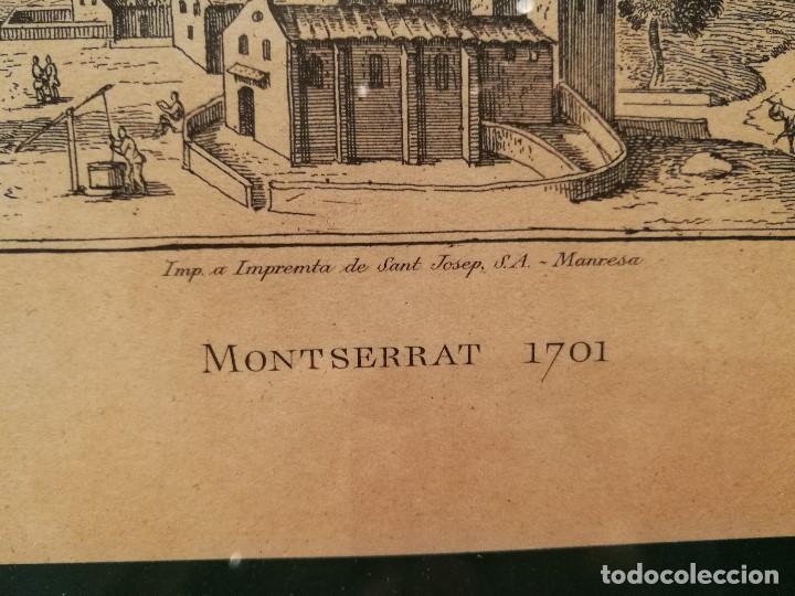 Arte: VISTA DE MONTSERRAT DE 1701 - Foto 4