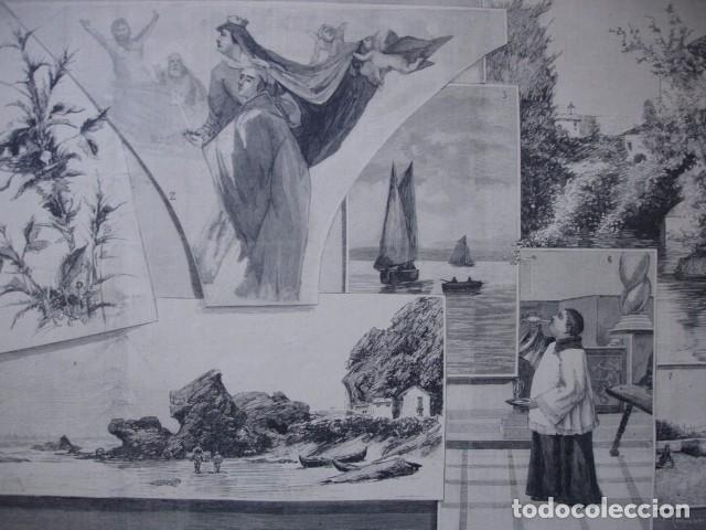 Arte: MADRID EXPOSICION CIRCULO BELLAS ARTES DIVERSOS ARTISTAS.A&Ntilde;O 1878