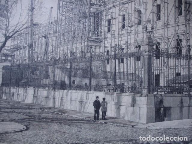 Arte: MADRID CONSTRUCCION BIBLIOTECA NACIONAL  .A&Ntilde;O 1878