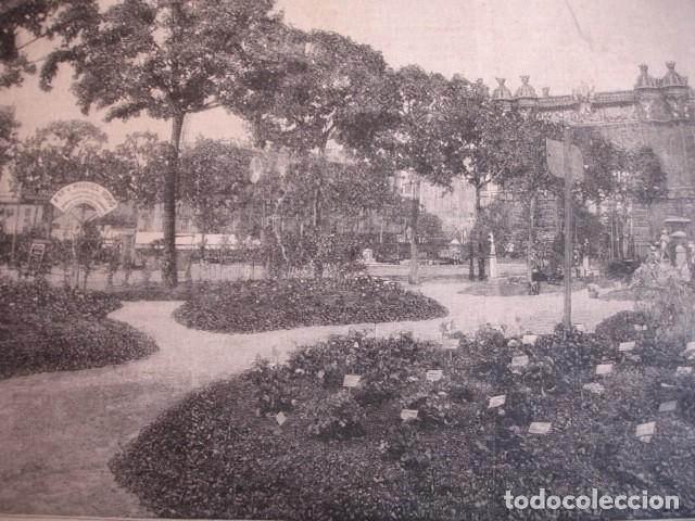 Arte: BARCELONA EXPOSICION PLANTAS Y FLORES PALACIO DE CIENCIAS  .A&Ntilde;O 1891