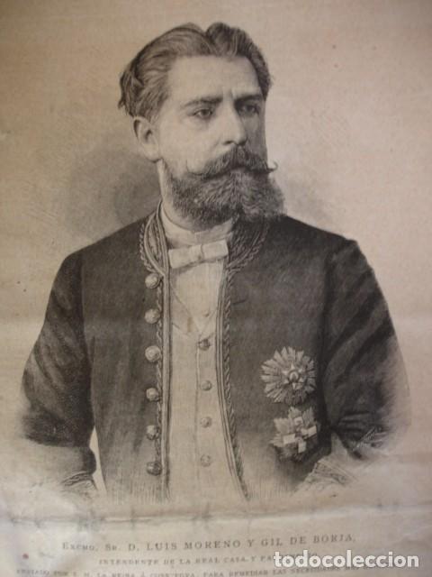 Arte: LUIS MORENO Y GIL DE BORJA  .A&Ntilde;O 1891 - Foto 1