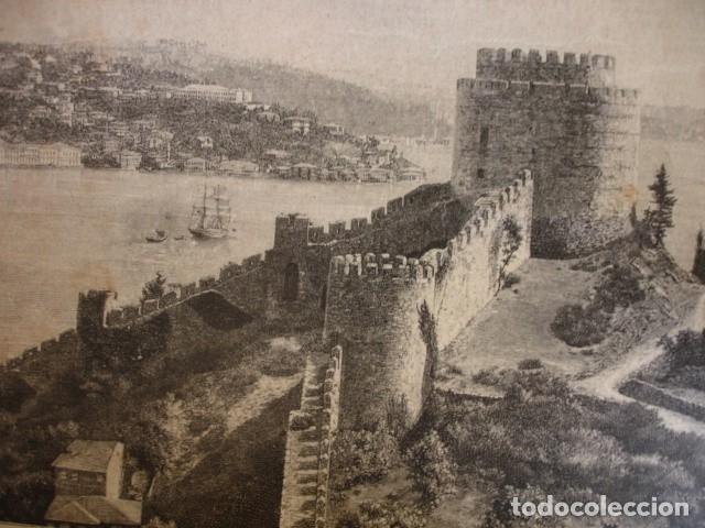 Arte: TURQUIA EL BOSFORO TRACIA  .A&Ntilde;O 1891