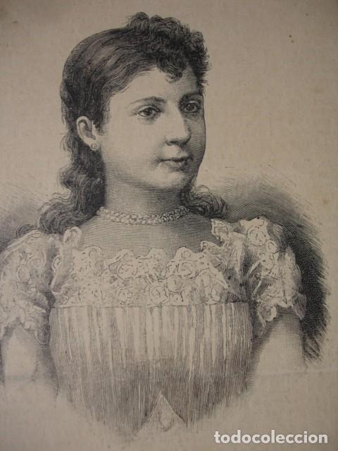 Arte: MARIA MONTALVO Y FABRE PIANISTA .A&Ntilde;O 1891