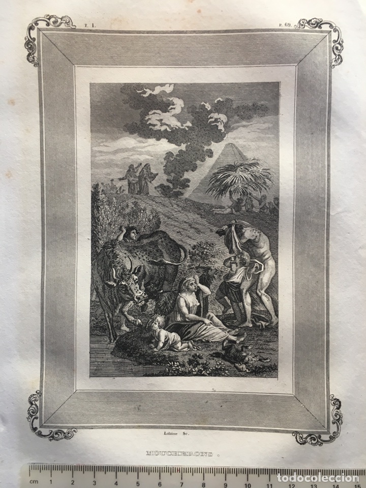 Arte: LITOGRAF&Iacute;A FRANC. FINAL S. XIX. MOUCHERONS. LALAISSE Sc. Medidas 14,5 x 19 cm.