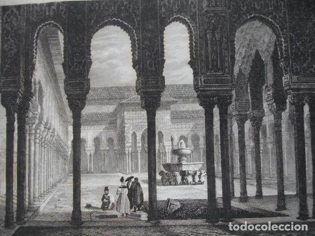 Arte: GRANADA LA ALHAMBRA  .A&Ntilde;O 1852 - Foto 1