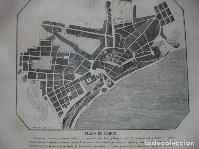Arte: PLANO DE MAHON .A&Ntilde;O 1852 - Foto 1
