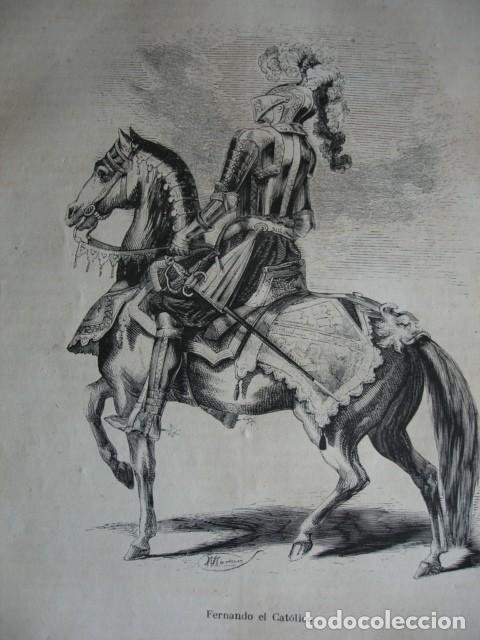 Arte: FERNANDO EL CATOLICO .A&Ntilde;O 1852 - Foto 1