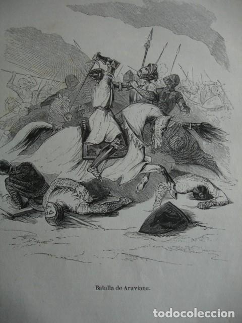 Arte: BATALLA DE ARAVIANA .A&Ntilde;O 1852