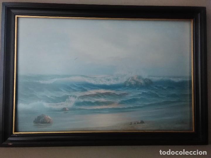 Arte: Litograf&iacute;a de g cousteau50x35 ctms