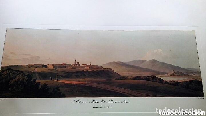 Kunst: lithografia de Valen&ccedil;a do Minho y Tui - una reedici&oacute;n de una lithografia o lamina antigua
