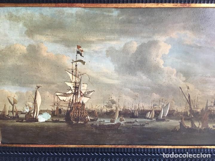 Arte: -CUADRO BARCOS ENMARCADO - Foto 1