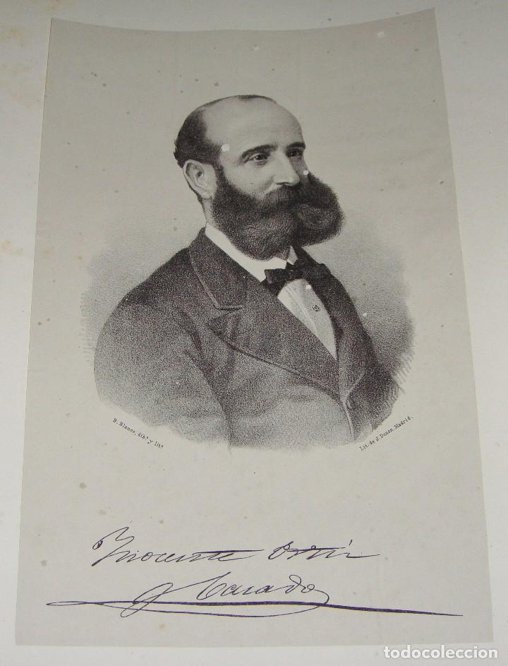 Art: Antigua litograf&iacute;a de personaje ilustre. L. de J. Donnon Madrid.