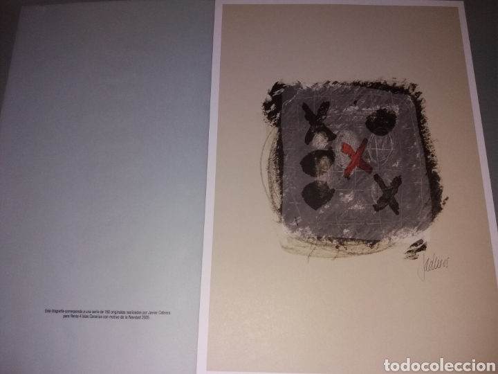 Arte: JAVIER CABRERA - LITOGRAF&Iacute;A - CANARIAS - Foto 1