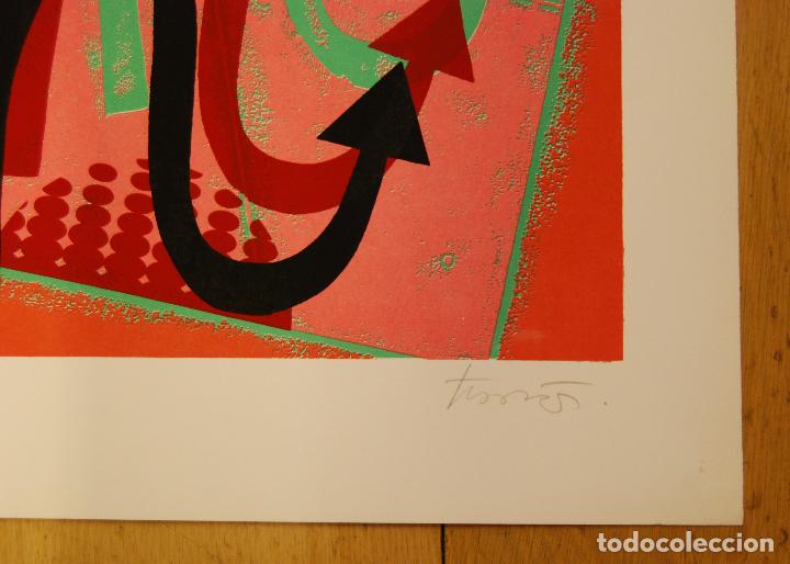 Arte: Litograf&iacute;a Joan tharrats &rdquo;ESCORPI&Oacute;N&rdquo; - Foto 3
