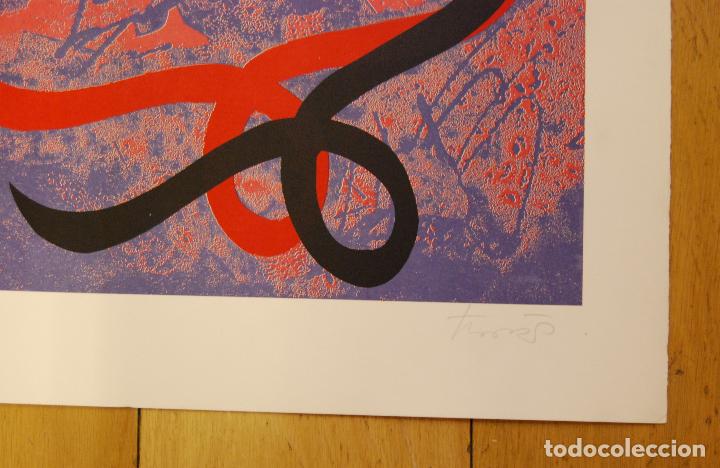 Arte: Litograf&iacute;a Joan tharrats &rdquo;ARIES&rdquo; - Foto 3