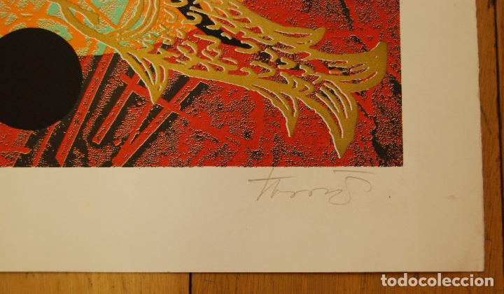 Arte: Litograf&iacute;a Joan tharrats &rdquo;PISCIS&rdquo; - Foto 3
