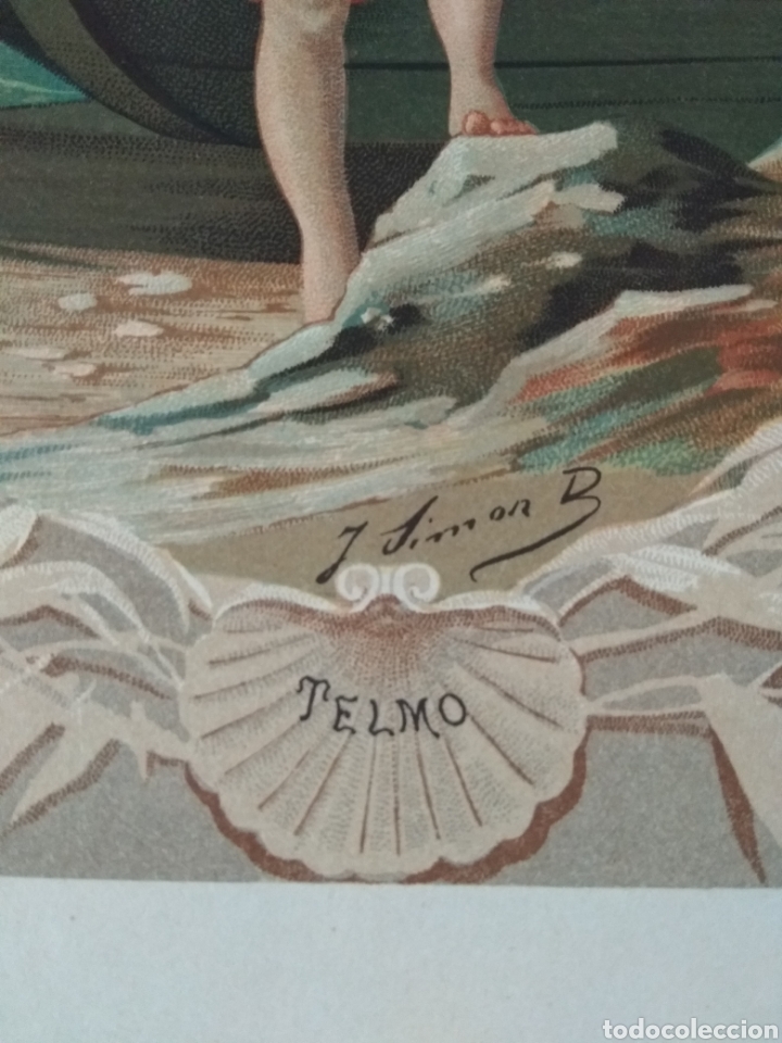 Arte: L&aacute;mina de libro de principios de S XX. Telmo - Foto 3