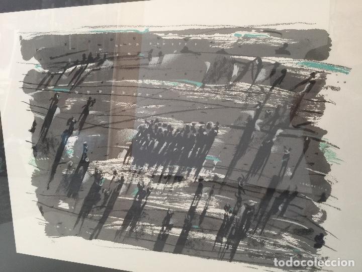 Art: JUAN GENOV&Eacute;S. SERIGRAF&Iacute;A FIRMADA Y NUMERADA A MANO. ENMARCADA. CON CERTIFICADO DE LA GALER&Iacute;A