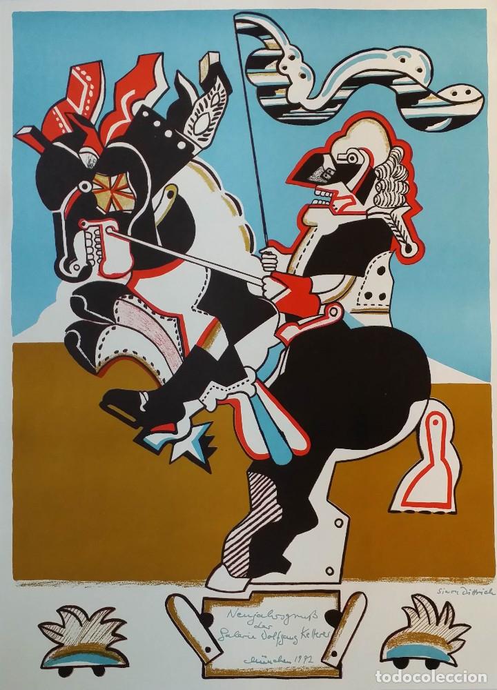 Arte: Simon Dittrich, litograf&iacute;a, 1972 - Foto 1