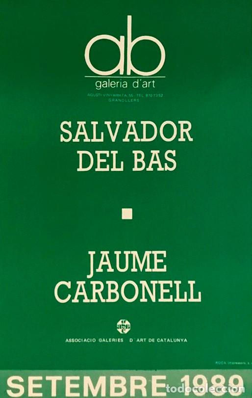 Arte: SALVADOR DEL BAS - JAUME CARBONELL - Foto 1