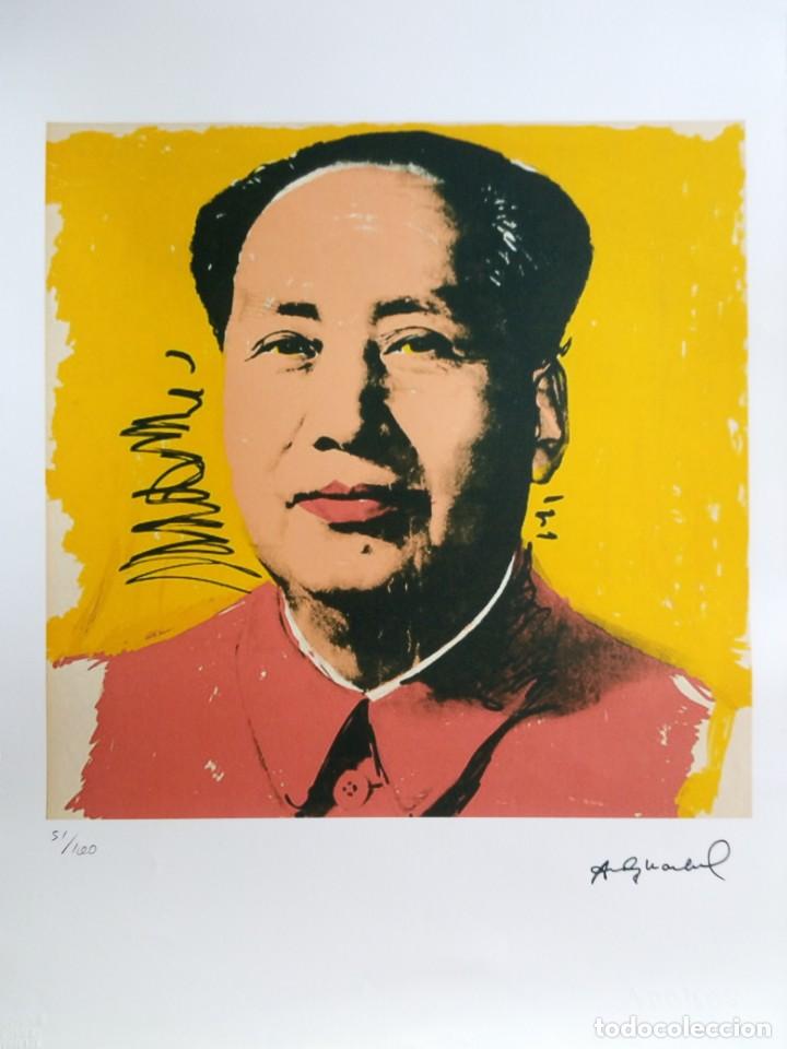 Andy Warhol Mao Zedong 60x60 CM Urkunde Authentizität' MZ014