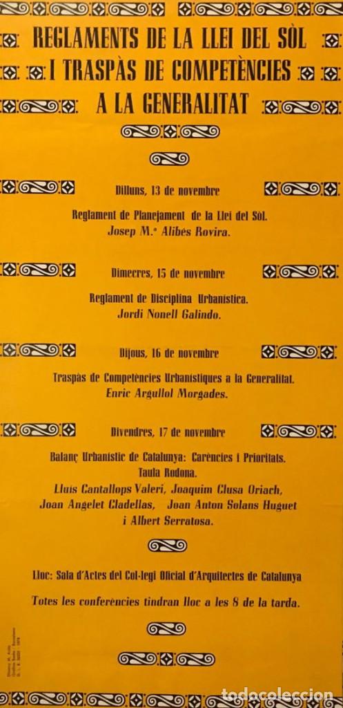Arte: REGLAMENT DE LA LLE DEL SOL - 1978 - Foto 1