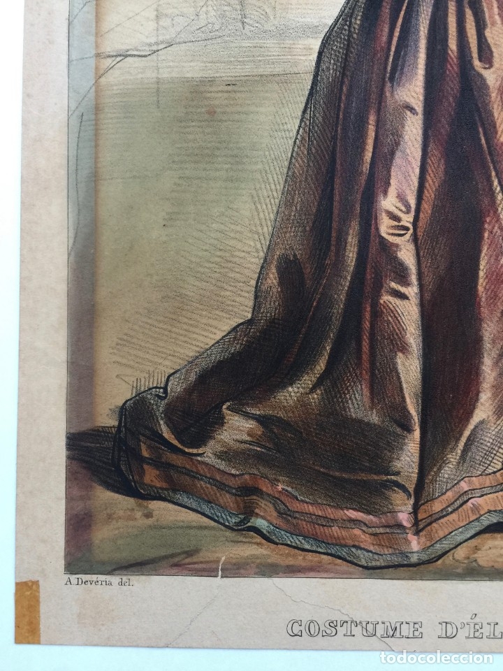 Arte: ACHILLE DEVERIA 1800 - 1857 - Foto 4