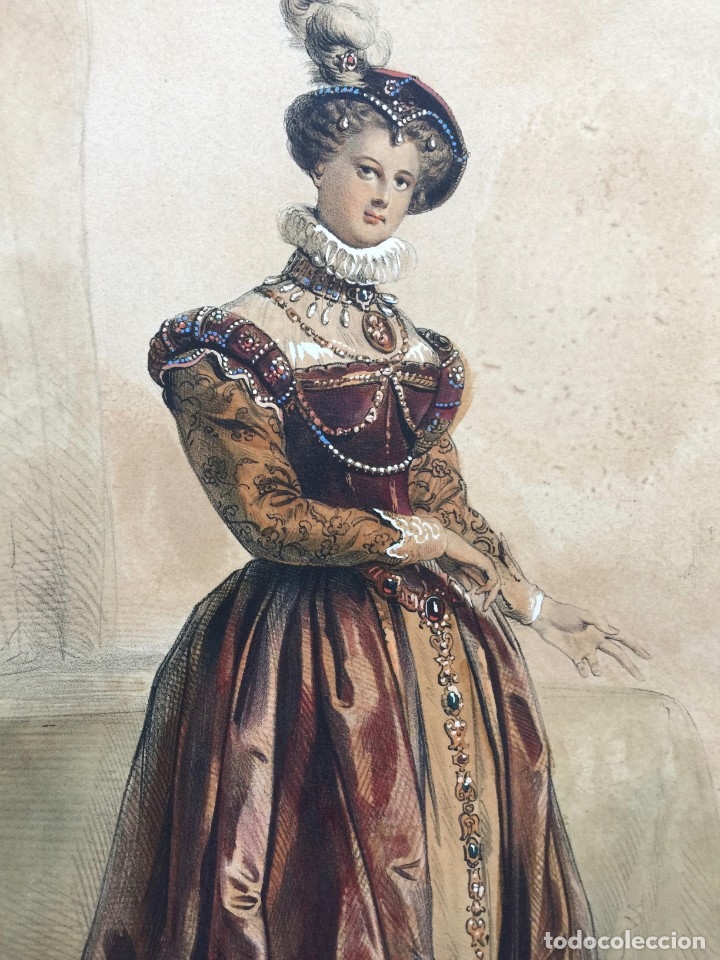 Arte: ACHILLE DEVERIA 1800 - 1857 - Foto 3
