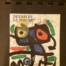 Arte: DERRIÈRE LE MIROIR. MIRO. Nº 186. MAEGHT, PARIS JUNIO-1970. LITOGRAFÍAS.ARTE MODERNO.. Lote 144494118
