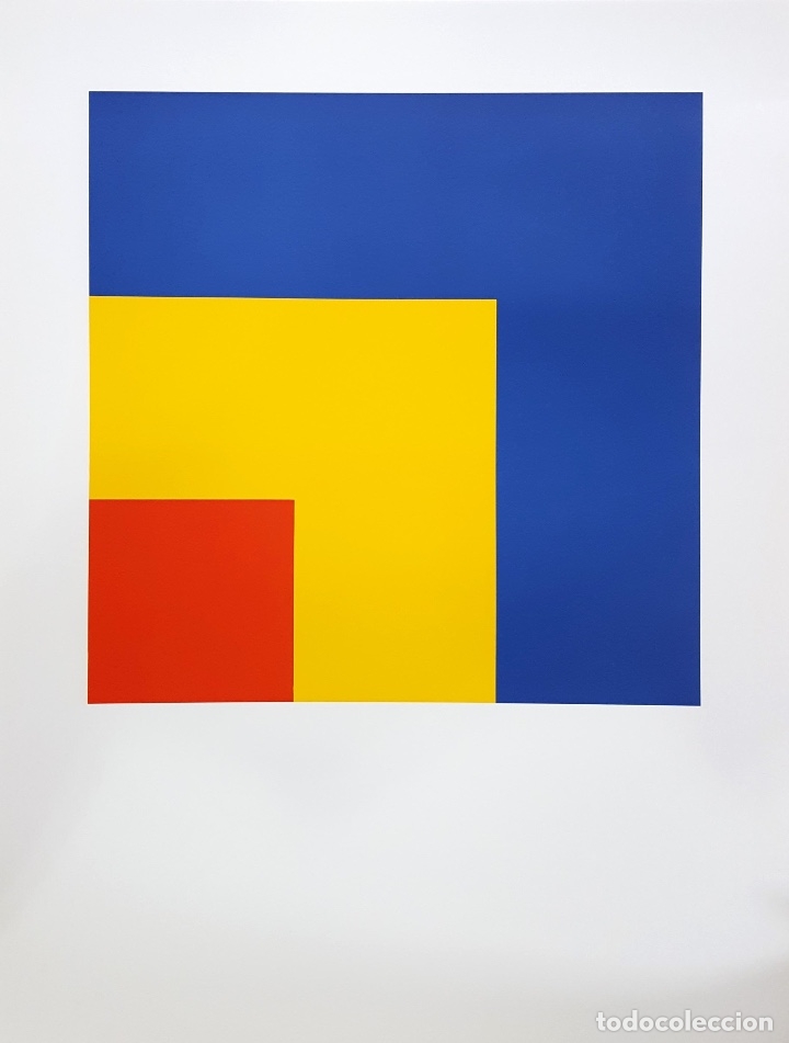 Kunst: &bull; ELLSWORTH KELLY Red-Yellow-Blue - Litograf&iacute;a GRAN FORMATO 85x65 cm