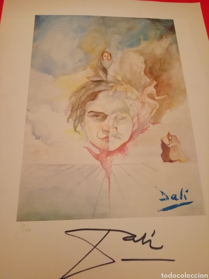 Arte: Litograf&iacute;a de Dali firmada y numerada - Foto 8