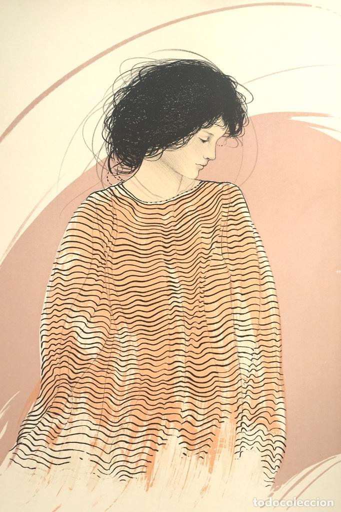 Art: &bull; RICARDO BENVENUTI - Mujer II - Litograf&iacute;a F/N 71,5x50cm