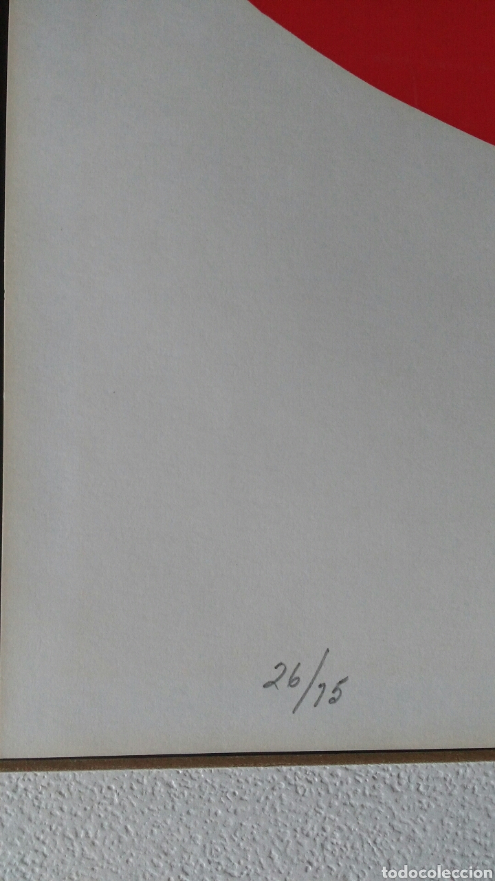 Arte: Luis Feito. Litograf&iacute;a firmada y numerada. - Foto 4