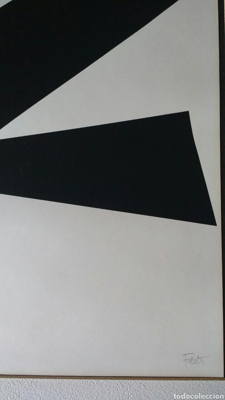 Arte: Luis Feito. Litograf&iacute;a firmada y numerada. - Foto 7