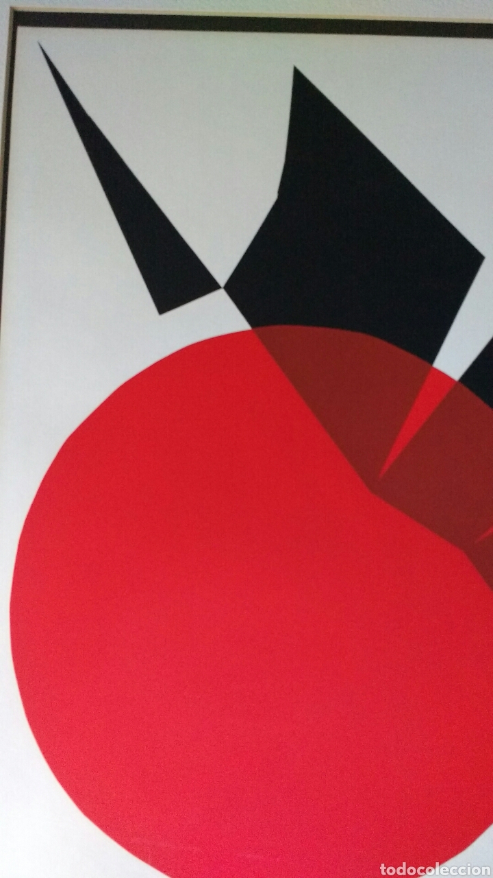 Arte: Luis Feito. Litograf&iacute;a firmada y numerada. - Foto 11