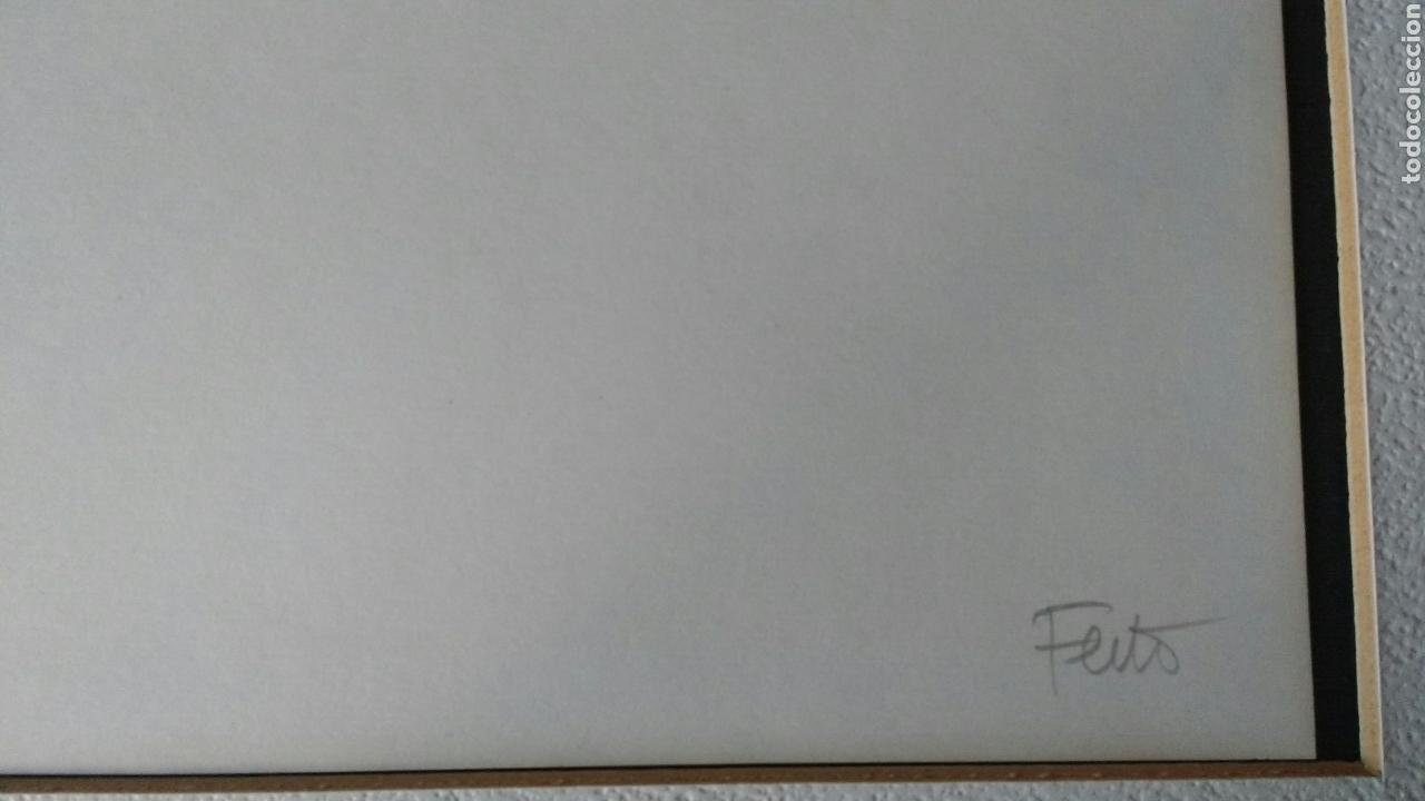 Arte: Luis Feito. Litograf&iacute;a firmada y numerada. - Foto 2