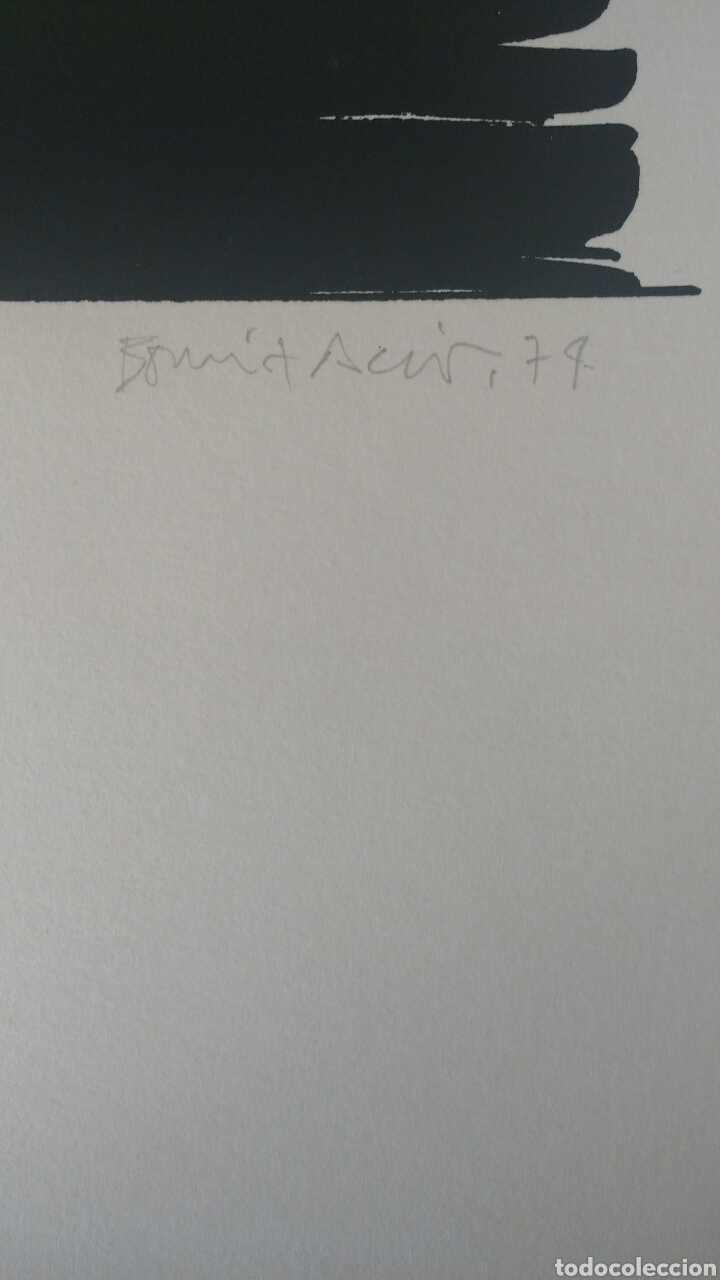 Arte: Bonifacio. Litograf&iacute;a firmada y numerada. - Foto 2
