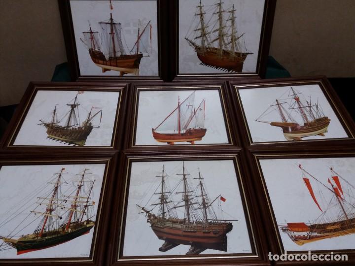 Arte: COLECCI&Oacute;N 9 CUADROS BARCOS - Foto 1