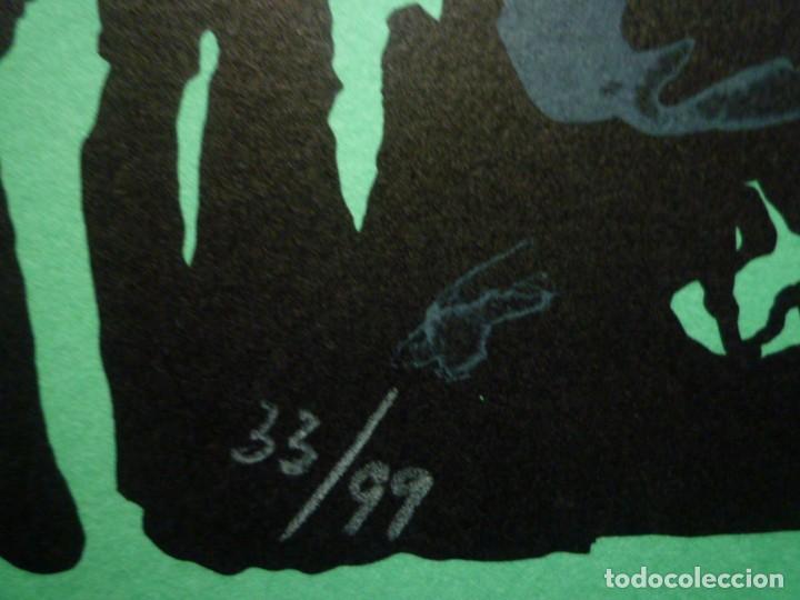 Arte: LITOGRAF&Iacute;A. RAFAEL BARTOLOZZI. 1992. TIRAJE 33/99 - Foto 4