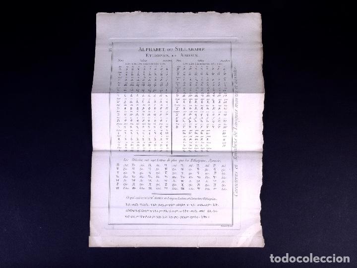 Kunst: ALPHABET, OU SYLLABAIRE ETHIOPIEN, ET ABISSIN. L&Aacute;MINA N&ordm; 71