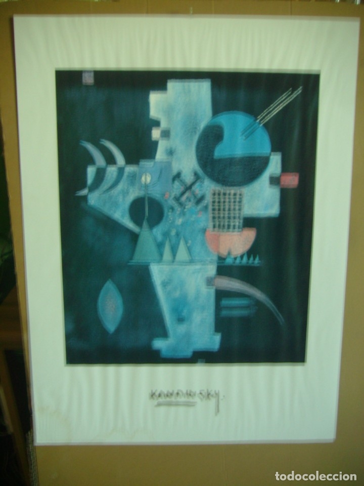 Arte: LITOGRAFIA ENMARCADA KANDINSKY - Foto 1