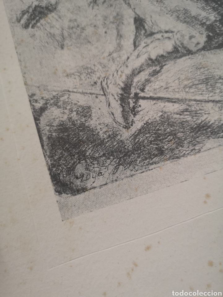 Arte: Litograf&iacute;a de Goya, 48x34cm - Foto 2